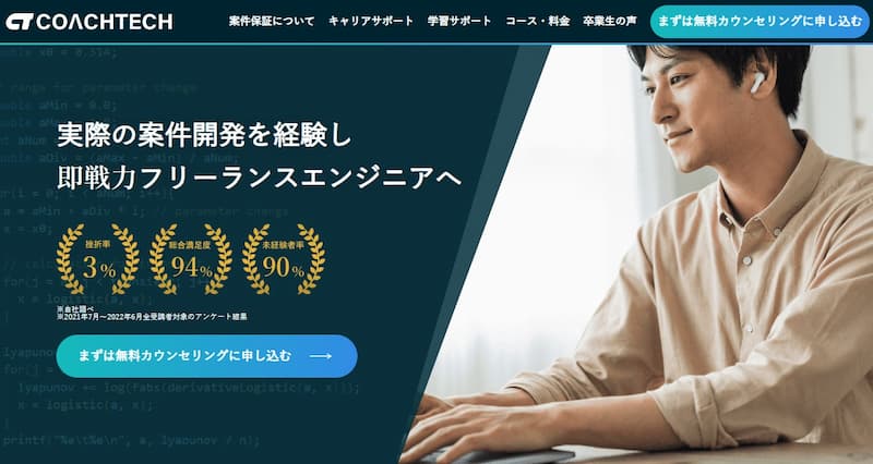 COACHTECH|業界初の案件補助金制度
