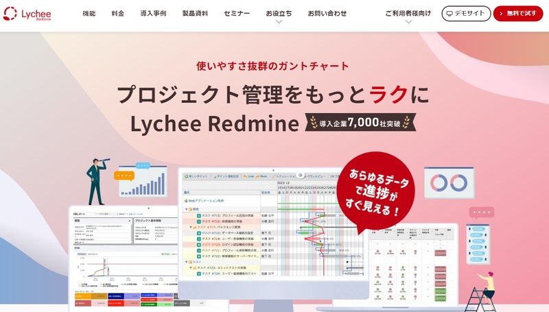 Lychee Redmine｜無料から試せる